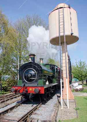 Purchase photo of 813 0-6-0 at Didcot