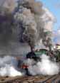 Photograph of Steam Images - Full Steam Ahead at Didcot on 20/02/10