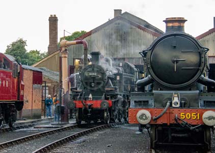 Purchase photo of 41312 2MT &  5051 DRYSLLWYN CASTLE at Didcot