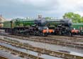 Photograph of PENDENNIS CASTLE - 4079 PENDENNIS CASTLE &  5051 DRYSLLWYN CASTLE at Didcot on 20/09/24