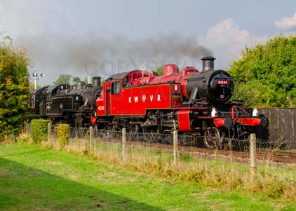 Purchase photo of 41241 2MT &  41312 2MT at Didcot