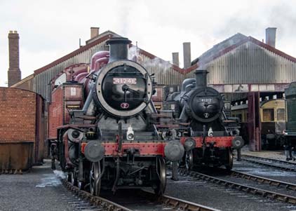 Purchase photo of 41241 2MT &  41312 2MT at Didcot