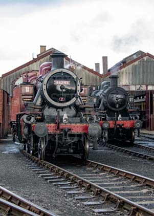 Purchase photo of 41241 2MT &  41312 2MT at Didcot