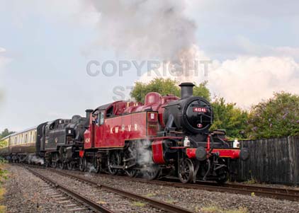 Purchase photo of 41241 2MT &  41312 2MT at Didcot