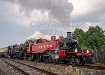 Purchase photo of 41241 2MT &  41312 2MT at Didcot