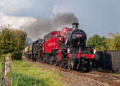 Purchase photo of 41241 2MT &  41312 2MT at Didcot