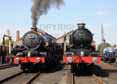 Photograph of KING EDWARD II - 6023 KING EDWARD II &  5051 EARL BATHURST at Didcot on 23/04/11