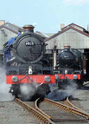 Purchase photo of 6023 KING EDWARD II &  5051 EARL BATHURST at Didcot