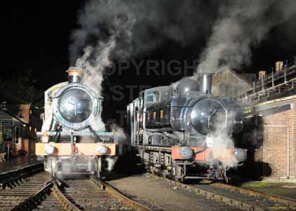 Purchase photo of Night Engines at Didcot