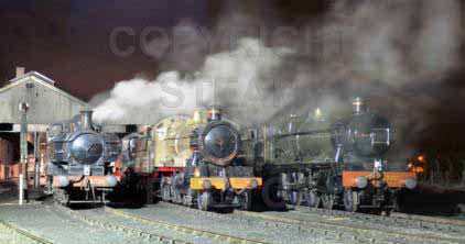 Purchase posters of 3738 0-6-0PT,  5322 2-6-0 Tender Locomotive &amp;  5900 HINDERTON HALL