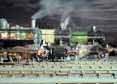 Photograph of Steam Images - Three In Line at Didcot on 23/10/10