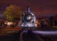 Photograph of Steam Images - Night Time In The Yard at Didcot on 23/10/10
