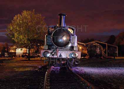 Purchase photo of Night Time In The Yard at Didcot