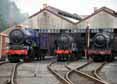 Photograph of T9 - 6023 KING EDWARD II,  30120 T9 &  3822 2-8-0 at Didcot on 27/08/14