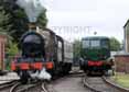 Photograph of 2-6-0 Tender Locomotive - 5322 2-6-0 Tender Locomotive &  18000 Gas Turbine at Didcot on 29/08/11