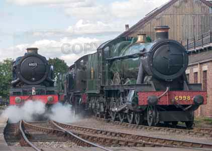 Purchase photo of 6023 KING EDWARD II &  6998 BURTON AGNES HALL at Didcot