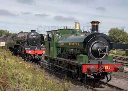 Purchase photo of 813 0-6-0 at Didcot