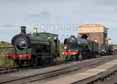 Photograph of 0-6-0 - 813 0-6-0 &  60103 FLYING SCOTSMAN at Didcot on 29/08/17