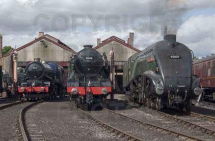 Purchase posters of 6023 KING EDWARD II,  60103 FLYING SCOTSMAN &amp;  60009 UNION OF SOUTH AFRICA