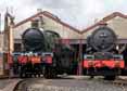 Photograph of 2-6-2T - 4144 2-6-2T &  6023 KING EDWARD II at Didcot on 29/07/15