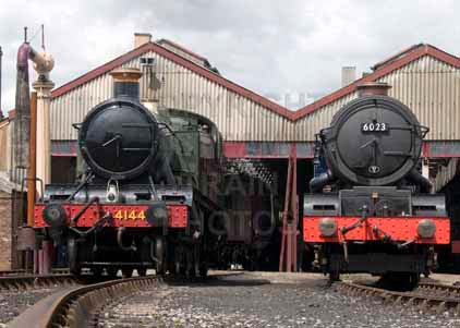 Purchase photo of 4144 2-6-2T &  6023 KING EDWARD II at Didcot