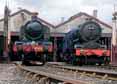 Photograph of 2-6-2T - 4144 2-6-2T &  6023 KING EDWARD II at Didcot on 29/07/15
