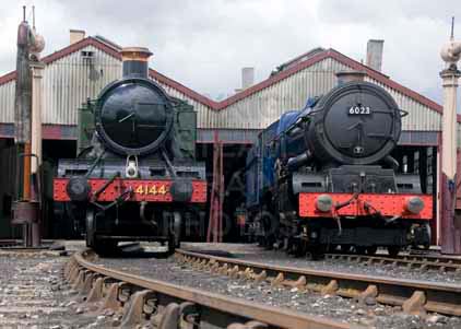 Purchase photo of 4144 2-6-2T &  6023 KING EDWARD II at Didcot