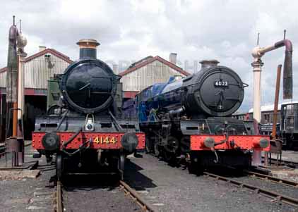 Purchase photo of 4144 2-6-2T &  6023 KING EDWARD II at Didcot