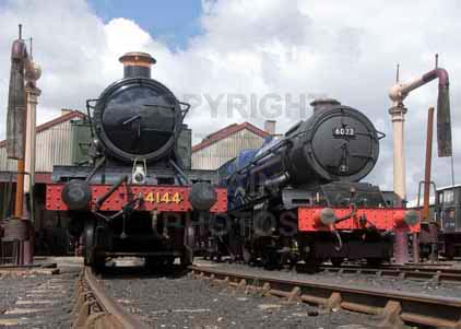 Purchase photo of 4144 2-6-2T &  6023 KING EDWARD II at Didcot