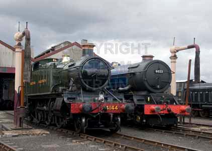 Purchase photo of 4144 2-6-2T &  6023 KING EDWARD II at Didcot