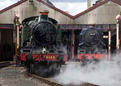 Purchase photo of 4144 2-6-2T &  6023 KING EDWARD II at Didcot