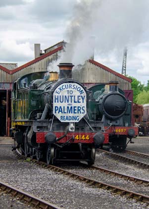 Purchase photo of 4144 2-6-2T at Didcot