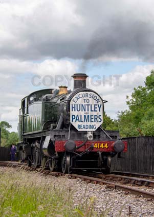 Purchase photo of 4144 2-6-2T at Didcot