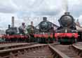 Photograph of 2-6-2T - 1466 0-4-2T,  4144 2-6-2T,  5322 2-6-0 Tender Locomotive &  6023 KING EDWARD II at Didcot on 30/04/16