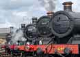 Photograph of 0-4-2T - 1466 0-4-2T,  5322 2-6-0 Tender Locomotive,  6023 KING EDWARD II,  6998 BURTON AGNES HALL &  9466 0-6-0PT at Didcot on 30/04/16