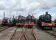 Photograph of 2-6-2T - 1466 0-4-2T,  4144 2-6-2T,  5322 2-6-0 Tender Locomotive,  6023 KING EDWARD II &  6998 BURTON AGNES HALL at Didcot on 30/04/16