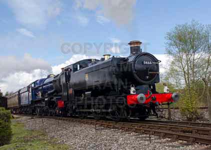 Purchase photo of 9466 0-6-0PT &  6023 KING EDWARD II at Didcot