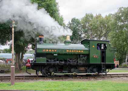 Purchase photo of 813 0-6-0 at Didcot