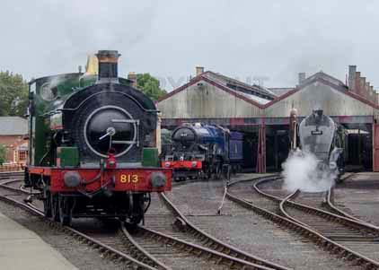 Purchase photo of 813 0-6-0 at Didcot