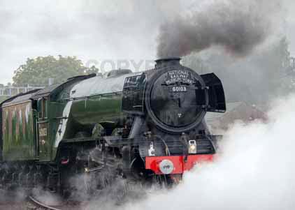 Purchase photo of 60103 FLYING SCOTSMAN at Didcot