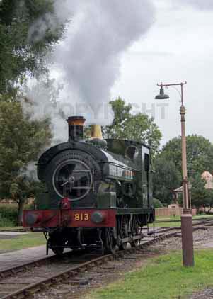Purchase photo of 813 0-6-0 at Didcot