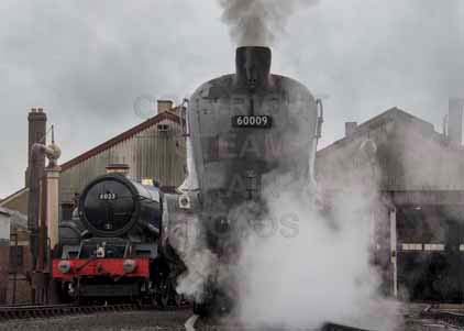 Purchase photo of 6023 KING EDWARD II &  60009 UNION OF SOUTH AFRICA at Didcot