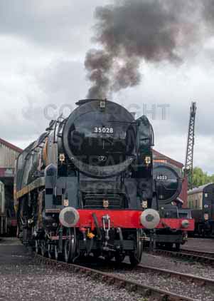 Purchase photo of 35028 CLAN LINE at Didcot