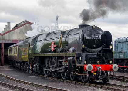 Purchase photo of 35028 CLAN LINE at Didcot