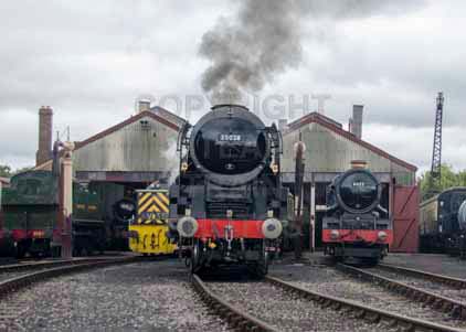 Purchase photo of 35028 CLAN LINE &  6023 KING EDWARD II at Didcot