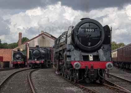 Purchase photo of 70013 OLIVER CROMWELL at Didcot