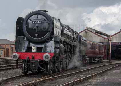 Purchase photo of 70013 OLIVER CROMWELL at Didcot