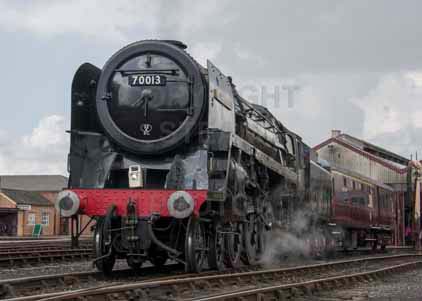 Purchase photo of 70013 OLIVER CROMWELL at Didcot