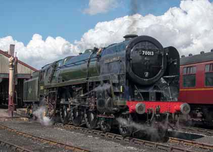 Purchase photo of 70013 OLIVER CROMWELL at Didcot