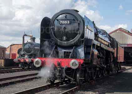 Purchase photo of 70013 OLIVER CROMWELL at Didcot